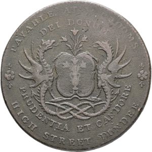 Scotland, Angusshire, Dundee, Halfpenny token ND (c. 1790), VF-F