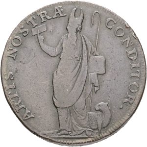 England, Yorkshire, Leeds, Paley's, Halfpenny 1791, VF-F, edge nicks.