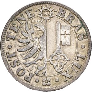 Switzerland, Genève, 4 Centimes 1839, KM 127, VF