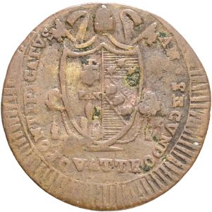 Papal States, Pius VII, Quattrino 1802, KM 1264, F