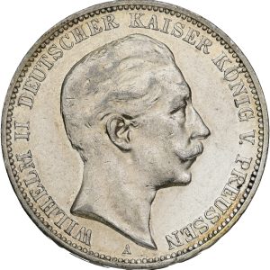 Germany, Preussen, 3 Mark 1912 A, KM 527, EF-VF