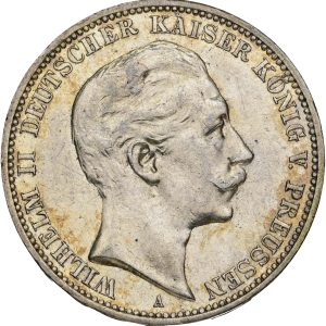 Germany, Preussen, 3 Mark 1911 A, KM 527, AU
