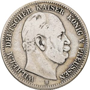 Germany, Preussen, 2 Mark 1876 B, KM 506, F