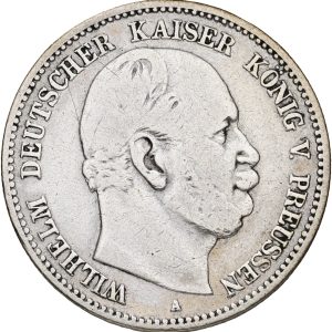 Germany, Preussen, 2 Mark 1876 A, KM 506, F