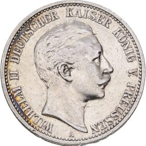 Germany, Preussen, 2 Mark 1906 A, KM 522, VF-F, lightly cleaned.