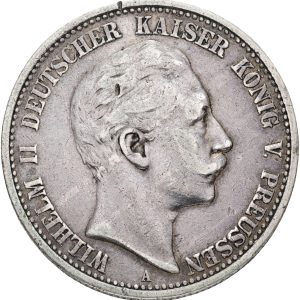 Germany, Preussen, 2 Mark 1905 A, KM 522, VF-F