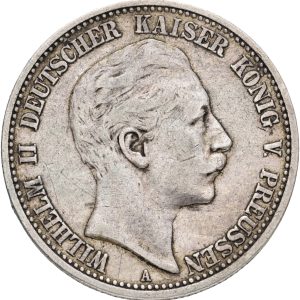 Germany, Preussen, 2 Mark 1902 A, KM 522, VF-F