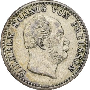 Germany, Preussen, 2 ½ Silbergroschen 1869 A, KM 486, AU