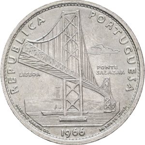 Portugal, 20 Escudos 1966, KM 592, UNC