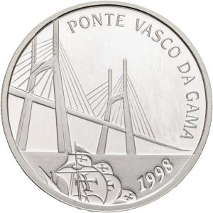 Portugal, 500 Escudos 1998, KM 705, Proof, traces of handling
