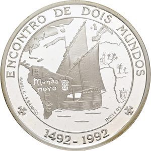 Portugal, 1000 Escudos 1992, KM 657, Proof
