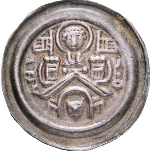 Germany, Magdeburg Erzbistum, Albrecht von Käfernburg, Brakteat, Berger 1583, Bonnhoff 728, Mehl 471, EF-VF, well struck.
