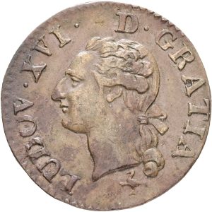 France, Louis XVI, Liard 1780 A, KM 585.1, EF-VF