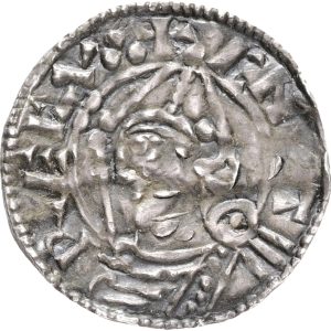 England, Cnut, Penny ND (1024-1030), S 1158, HA 2553, 0,95 g, pecks, creased.