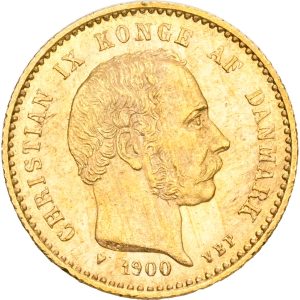 Christian IX, 10 kroner 1900, Sieg 1.2, H 9B, F 296, kv. 01