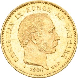 Christian IX, 10 kroner 1900, Sieg 1.2, H 9B, F 296, kv. 01
