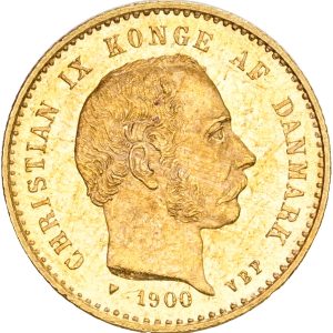 Christian IX, 10 kroner 1900, Sieg 1.2, H 9B, F 296, kv. 01