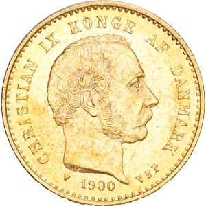 Christian IX, 10 kroner 1900, Sieg 1.2, H 9B, F 296, kv. 01