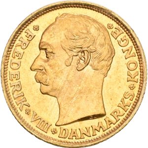 Frederik VIII, 10 kroner 1909, Sieg 2, H 2, F 298, kv. 0-01