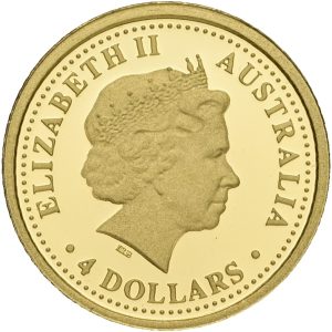 Australia, 4 Dollars 2006, Au, 1.24 g 999/1000, KM 853, Proof