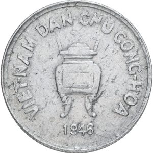 North Vietnam, Rebel Communist State, 5 Hao 1945, KM 2, VF