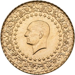 Turkey, 50 Kuruş 2018, Au, 3.51 g 917/1000, F 211, KM 871, UNC