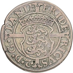 Frederik II, Mark 1563, Sieg 15.2, H 9B, kv. 1+
