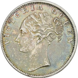 British India, East India Company, Victoria, 1 Rupee 1840, KM 457, VF