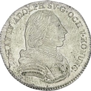 Sverige, Gustav IV Adolf, 1/6 riksdaler 1804, SM 39, kv. 0-01, Ex. Misab 16/1260