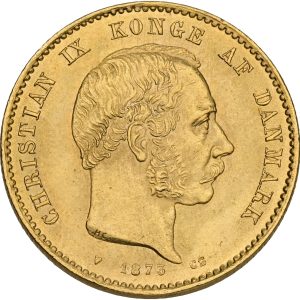 Christian IX, 20 kroner 1873, Sieg 1.1, H 8A, F 295, kv. 01-1+