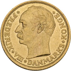 Frederik VIII, 20 kroner 1911, Sieg 2, H 1, F 297, kv. 01