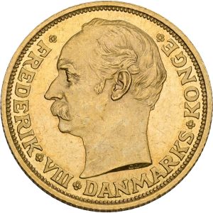 Frederik VIII, 20 kroner 1911, Sieg 2, H 1, F 297, kv. 01