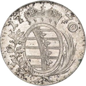 German states, Saxony-Gotha-Altenburg, Friedrich III, 1/48 Thaler 1770, KM 32, EF
