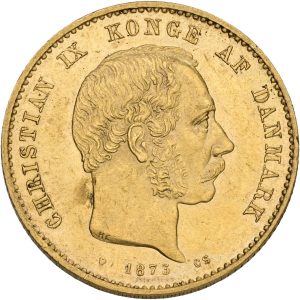 Christian IX, 20 kroner 1873, Sieg 1.1, H 8A, F 295, kv. 01-1+