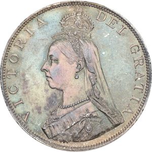 Great Britain, Victoria, Double-Florin 1887, S 3922, KM 763, UNC