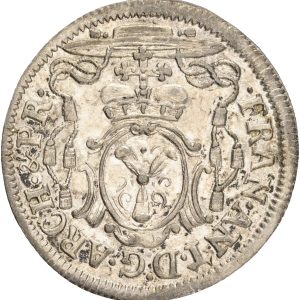 Austrian States, Salzburg, Franz Anton von Harrach, 4 Kreuzers 1718, KM 315, AU