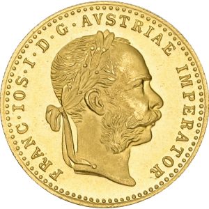 Austria, Franz Joseph I, Ducat 1915, KM 2267, UNC, Prooflike character.