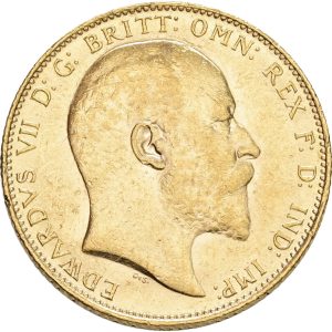 Great Britain, Edward VII, Soveriegn 1906, S 3969, KM 805, VF/EF