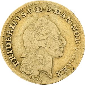Frederik V, 12 mark / kurantdukat 1762 W/K, Sieg 21.5, H 22E, kv. 1+-1