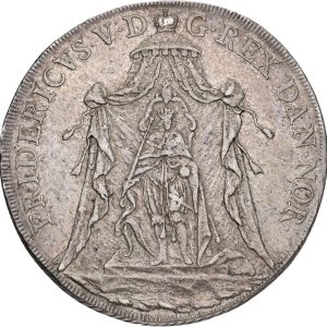 Frederik V, speciedaler 1747, Sieg 16, H 25, kv. 01-1+
