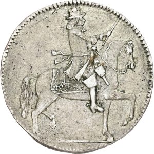 Christian V, 8 mark / 2 krone 1675, Sieg 56.1, H 72, Aagaard 17, kv. 01-1+