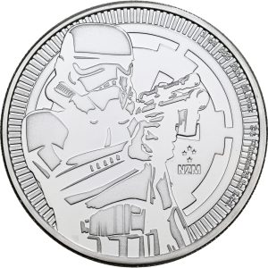Niue, Elizabeth II, 2 Dollars 2018, KM 2940, Ag 999/1000, 1 Oz, "Star Wars - Stormtrooper", in capsule.