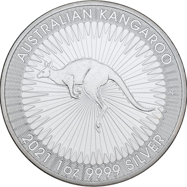 Australia, Elizabeth II, 1 Dollars 2021, KM 3695, Ag 999/1000, 1 Oz, “Kangaroo”, in capsule.
