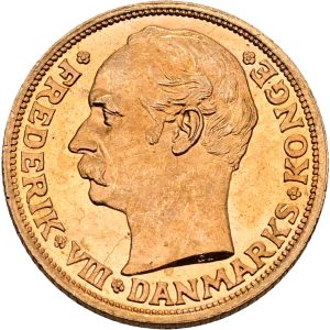 Frederik VIII, 10 kroner 1909, H 2, Sieg 2, F 298, kv. 0-01