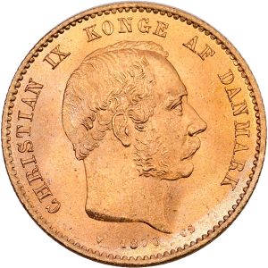 Christian IX, 20 kroner 1873, Sieg 1.1, H 8A, F 295, kv. 0-01