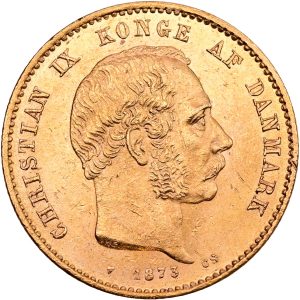 Christian IX, 20 kroner 1873, Sieg 1.1, H 8A, F 295, kv. 01