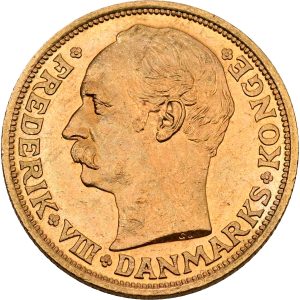Frederik VIII, 20 kroner 1912, Sieg 2, H 1, F 297, kv. 0-01