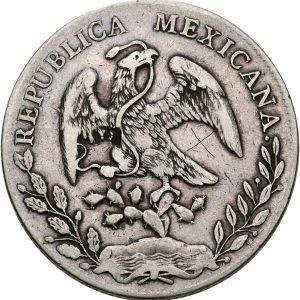 Mexico, 8 Reales 1897 Zs FZ, KM 377.13, VF-F.