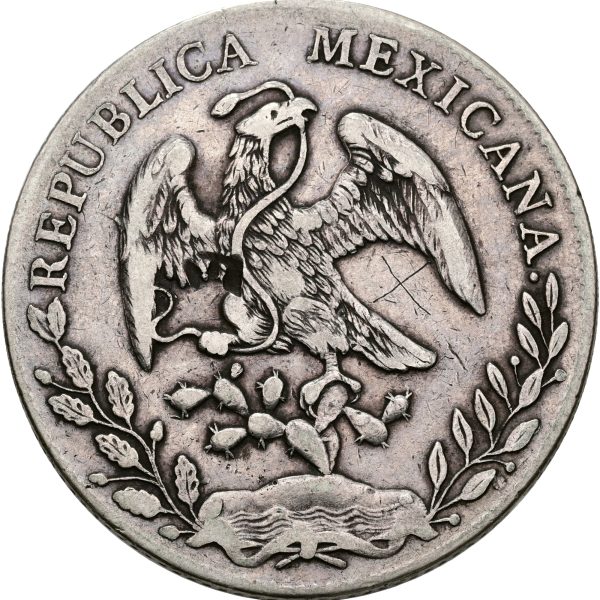 Mexico, 8 Reales 1897 Zs FZ, KM 377.13, VF-F.
