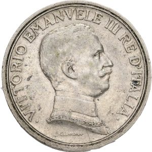 Italy, Vittorio Emanuele III, 2 Lire 1916, KM 55, VF
